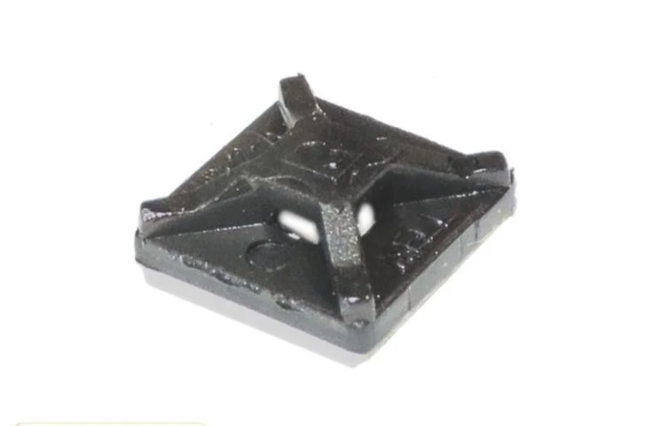 Fijador Autoadhesivo MB2A Negro x 100 u. Hellermanntyton