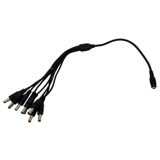 [06025.tuc] Derivador de alimentacion de 8 salidas miniplug (GF-SH18)