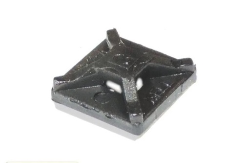 [440128.tuc] Fijador Autoadhesivo MB2A Negro x 100 u. Hellermanntyton