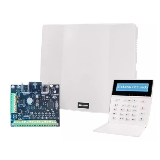 [#PC-732G-LCD.tuc] Central de alarma hibrida Garnet PC-732G +Teclado G-LCD732