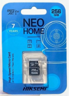 [HS-TF-D1 256G.TUC] Memoria Micro SD 256 GB Hikvision HS-TF-D1