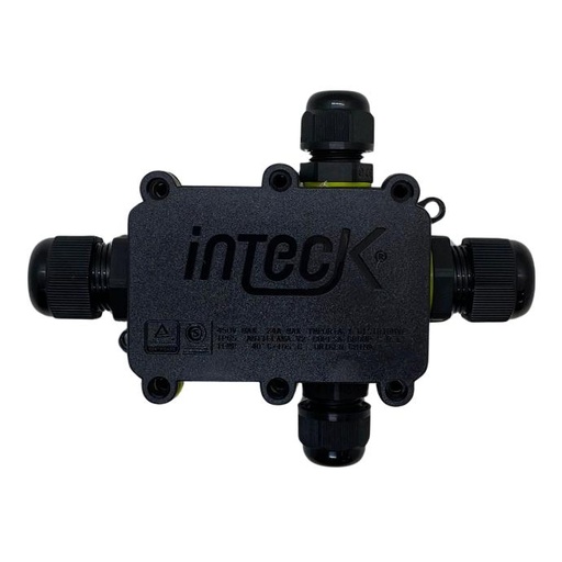 [CEE-IP65-X4] Caja estanca IP65 Inteck filtro UV antiflama 1 entrada 3 salidas 4-8mm