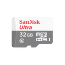 Tarjeta 32gb MicroSDXC SanDisk Ultra UHS-I U1 V10 c/adaptador