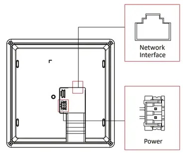 Pantalla interior para videoporteros Hikvision serie IP (DS-KH6110-WE1)