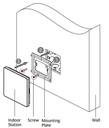 Pantalla interior para videoporteros Hikvision serie IP (DS-KH6110-WE1)