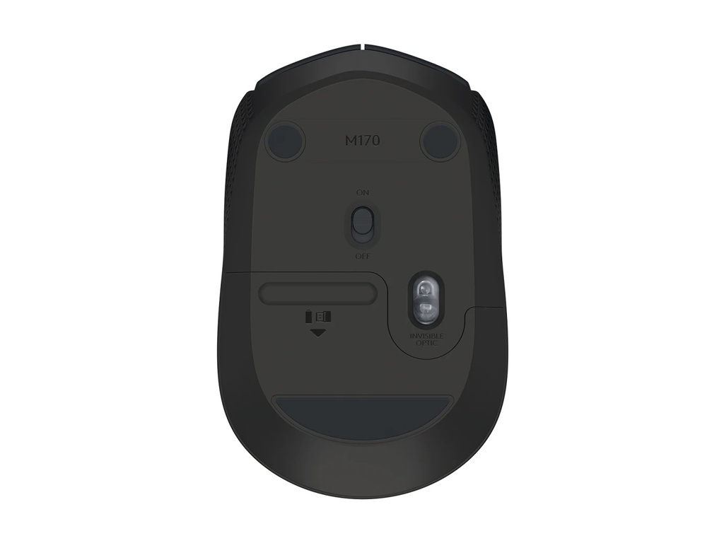 Mouse Logitech inalambrico M170 Black