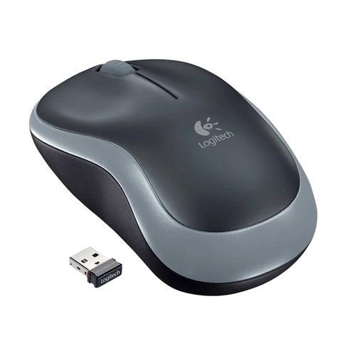 Mouse Logitech inalambrico M185 Gris