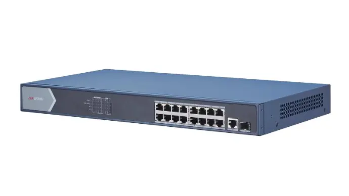 Switch Hikvision 16 puertos Gigabit (DS-3E0518P-E)