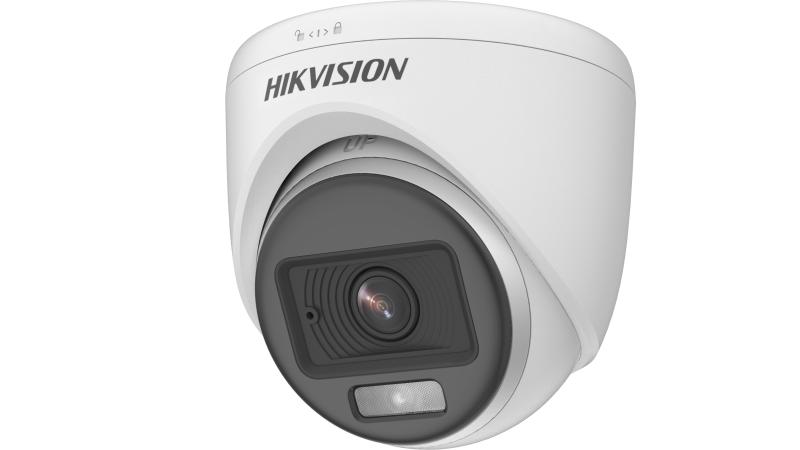 Minidomo Hikvision Colorvu 5MP IP67 IR20m lente 2.8mm (DS-2CE70KF0T-PFS) 
