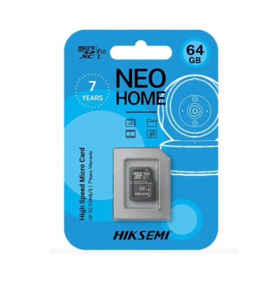 Memoria Micro SD 64GB Hikvision HS-TF-D1