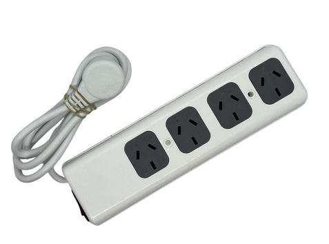 Zapatilla normalizada Taad 4 tomas con reset y cable 1,25mts