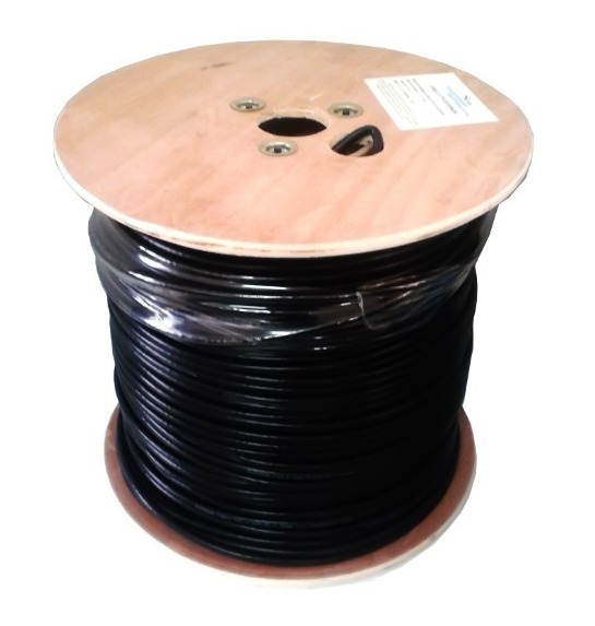Cable FTP Cat5e Exterior FIRENET doble vaina+pantalla. Bobina 300 Mt.