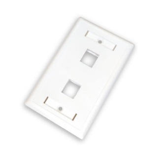 Faceplate GLC CE-4009 2 puertos