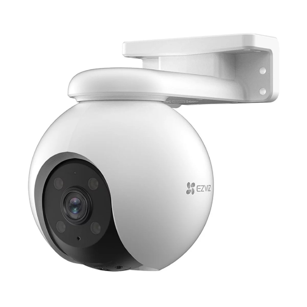 Camara IP WiFi Ezviz H8 Pro 5MP exterior 360° ColorVu sirena patrulla autotracking audio bidireccional