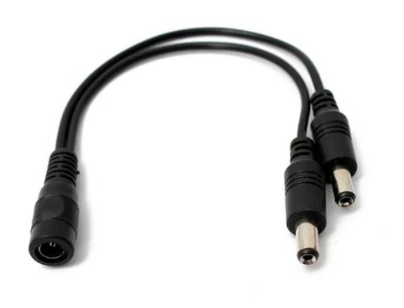 Derivador de alimentación de 2 salidas miniplug