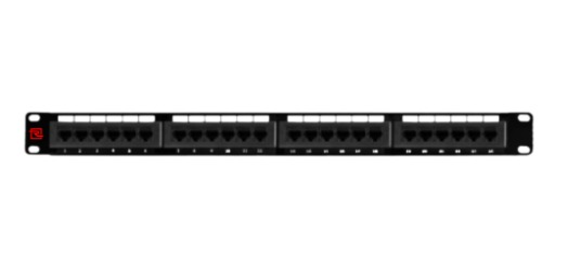 Patchpanel CAT5e 24 Puertos ReguVolt Krone/110 Dual IDC (RV-PP-524)