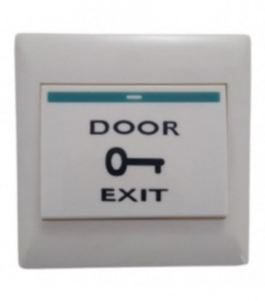 Boton Pulsador Salida Control De Acceso Plastico 86*86mm