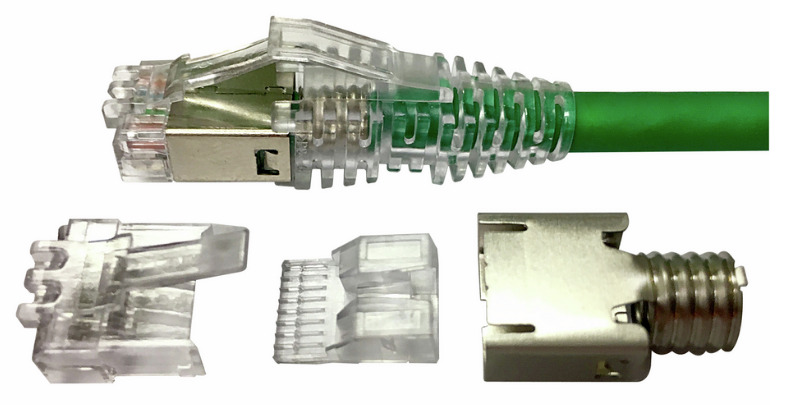 Plug Modular Blindado RJ-45 COMMSCOPE Cat6 (6-2111979-2)