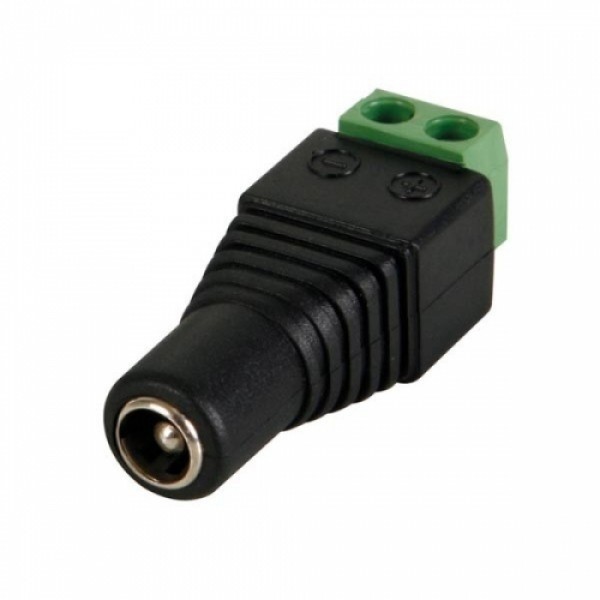 Ficha Alimentacion plug hemb 2,1 mm con bornera