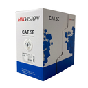 Cable UTP interior Cat5e Hikvision 100% cobre x metro (DS-1LN5E-E/E)