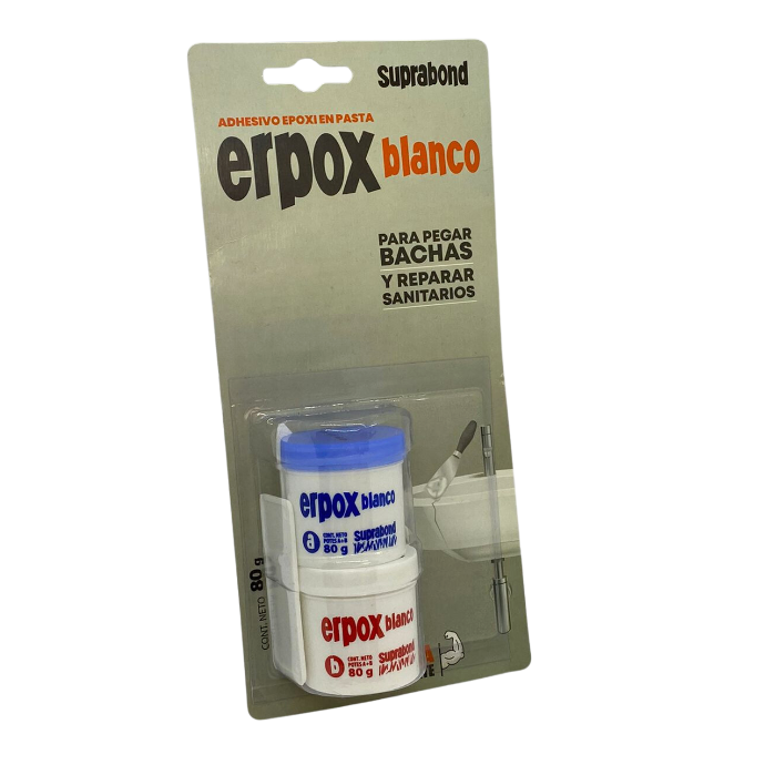Adhesivo erpox Suprabond blanco epoxi en pasta x 80g (EXB 80)