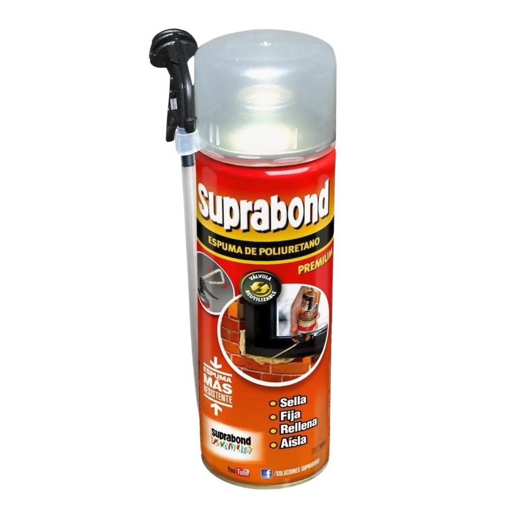 Espuma de poliuretano premium Suprabond 500ml (EPP PU 500 P)