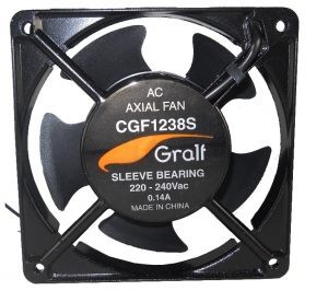 Cooler 220V Gralf 120x120x38mm Ruleman (CGF-1238B)