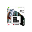 Tarjeta MicroSDXC KINGSTON 64GB UHS-I U1 V10 A1 (con camara pedir -10%)