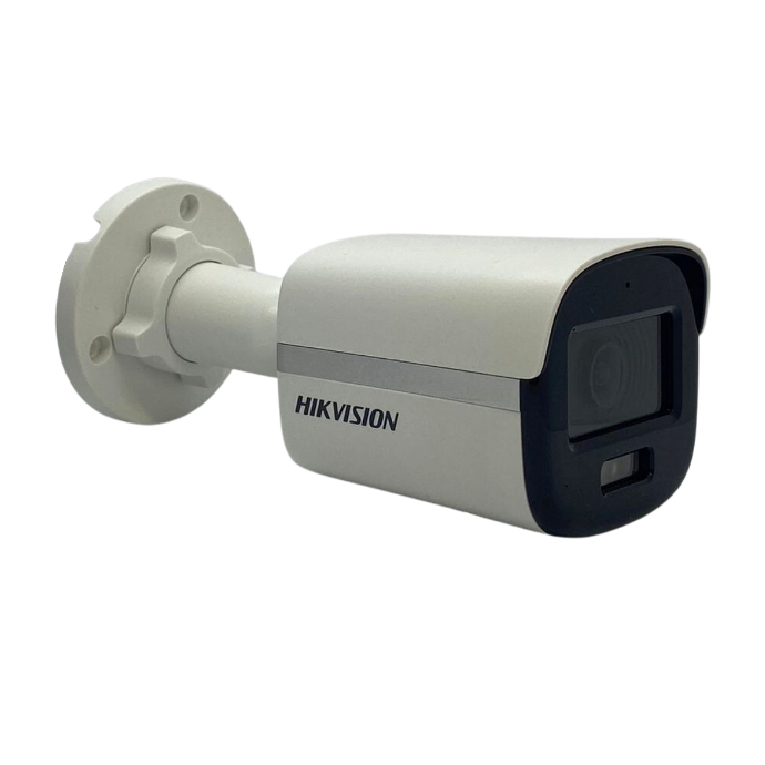 Camara bullet Hikvision ColorVu 5MP IP67 audio lente 2.8mm (DS-2CE10KF0T-PFS) [vo]