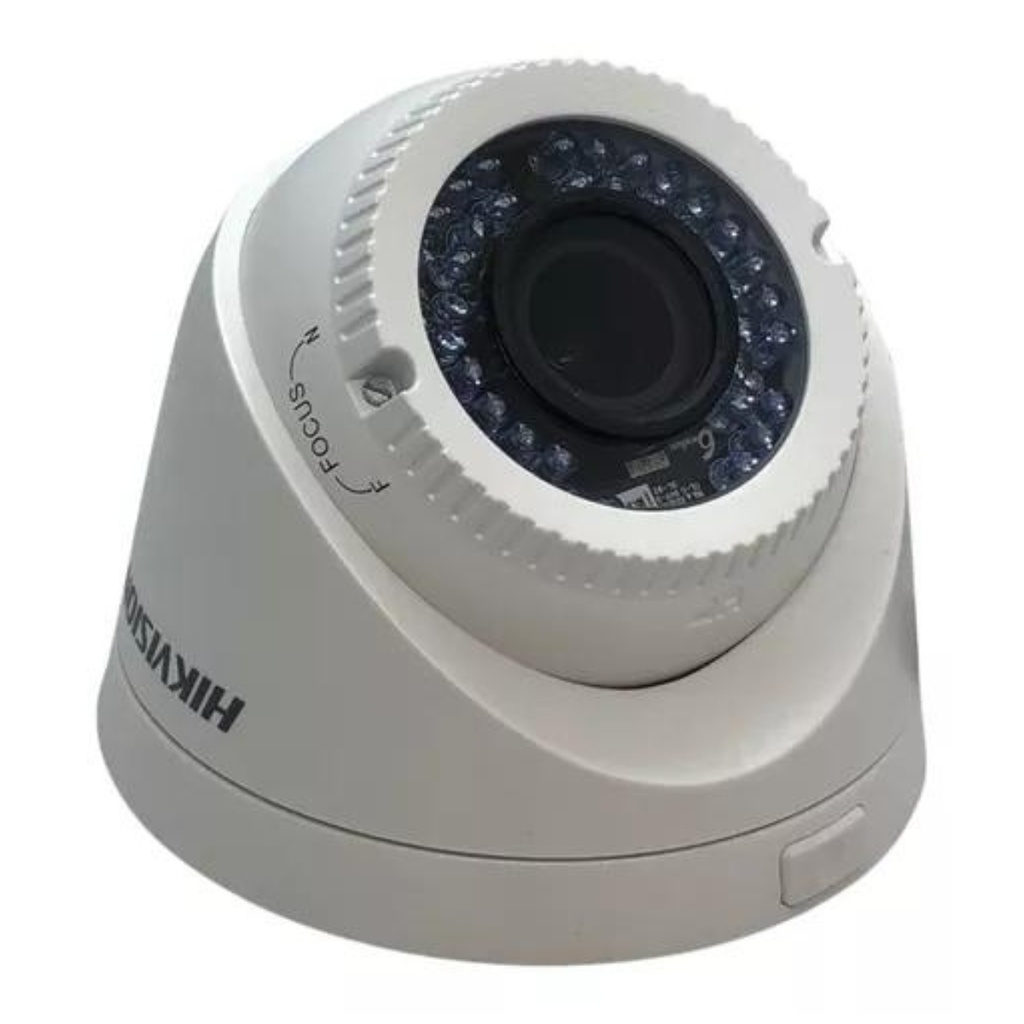 Minidomo varifocal Hikvision 2MP IR40m IP66 lente 2.8 a 12mm (DS-2CE56D0T-VFIR3F)