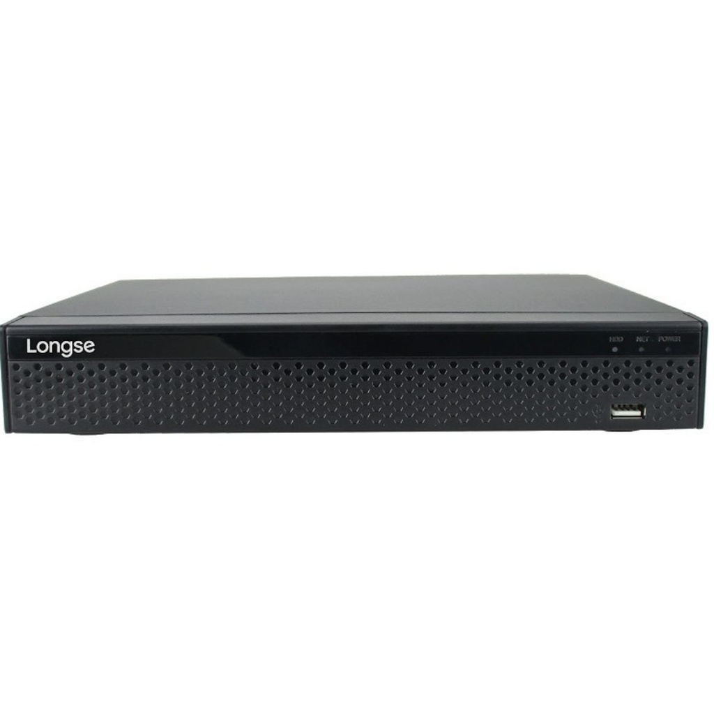 DVR Longse 8ch 4K 8MP deteccion rostro P2P (LONGSE-XVRDA3108D)