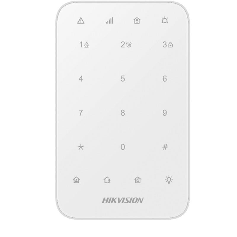 Teclado inalambrico Hikvision compatible con paneles AXPRO (DS-PK1-E-WB) [vo]