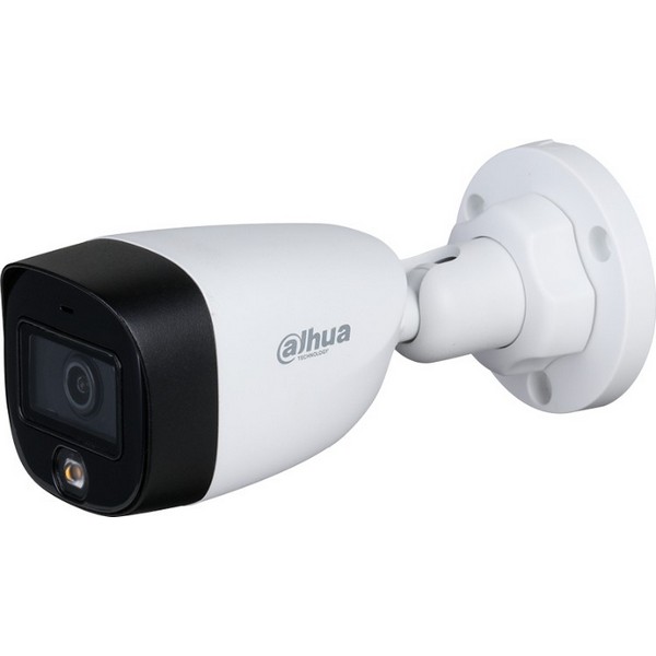 Camara FullColor Dahua 2MP metalica microfono IR20m lente 2.8mm (HFW1209CMP-A-LED-0280B)