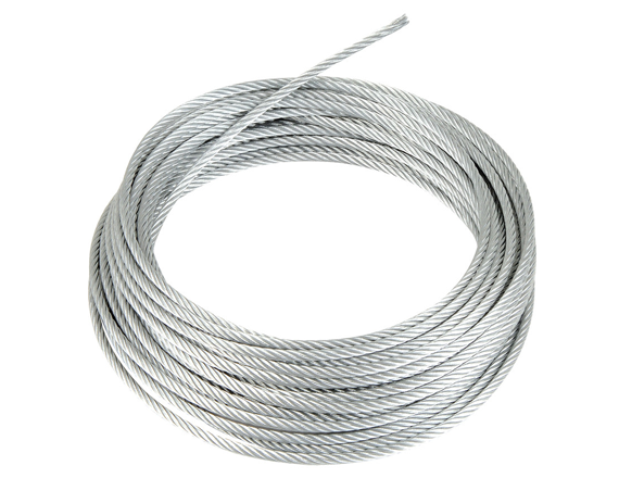 Cable 1.2 mm 1x7 Galvanizado rollo 100mts para cerco electrico