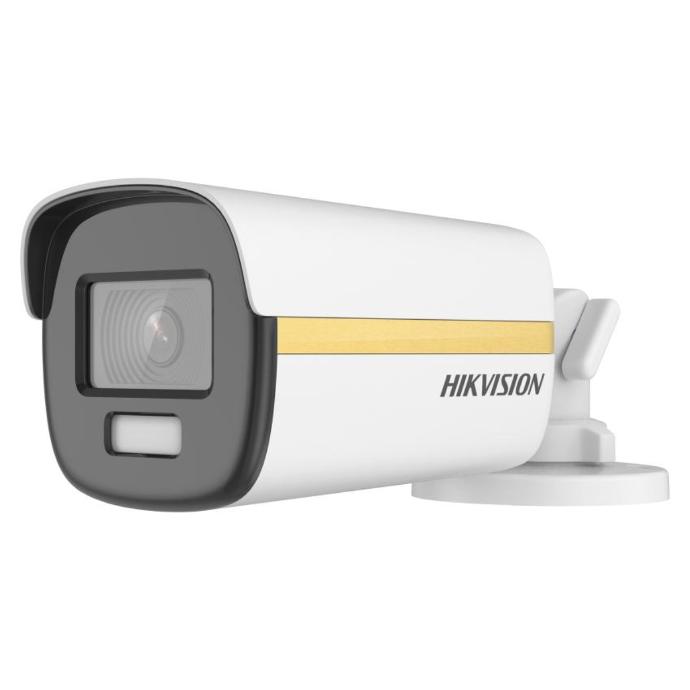 Camara bullet Hikvision ColorVu 2MP metalica WDR 130dB lente 2.8mm (DS-2CE12DF3T-F) [vo]