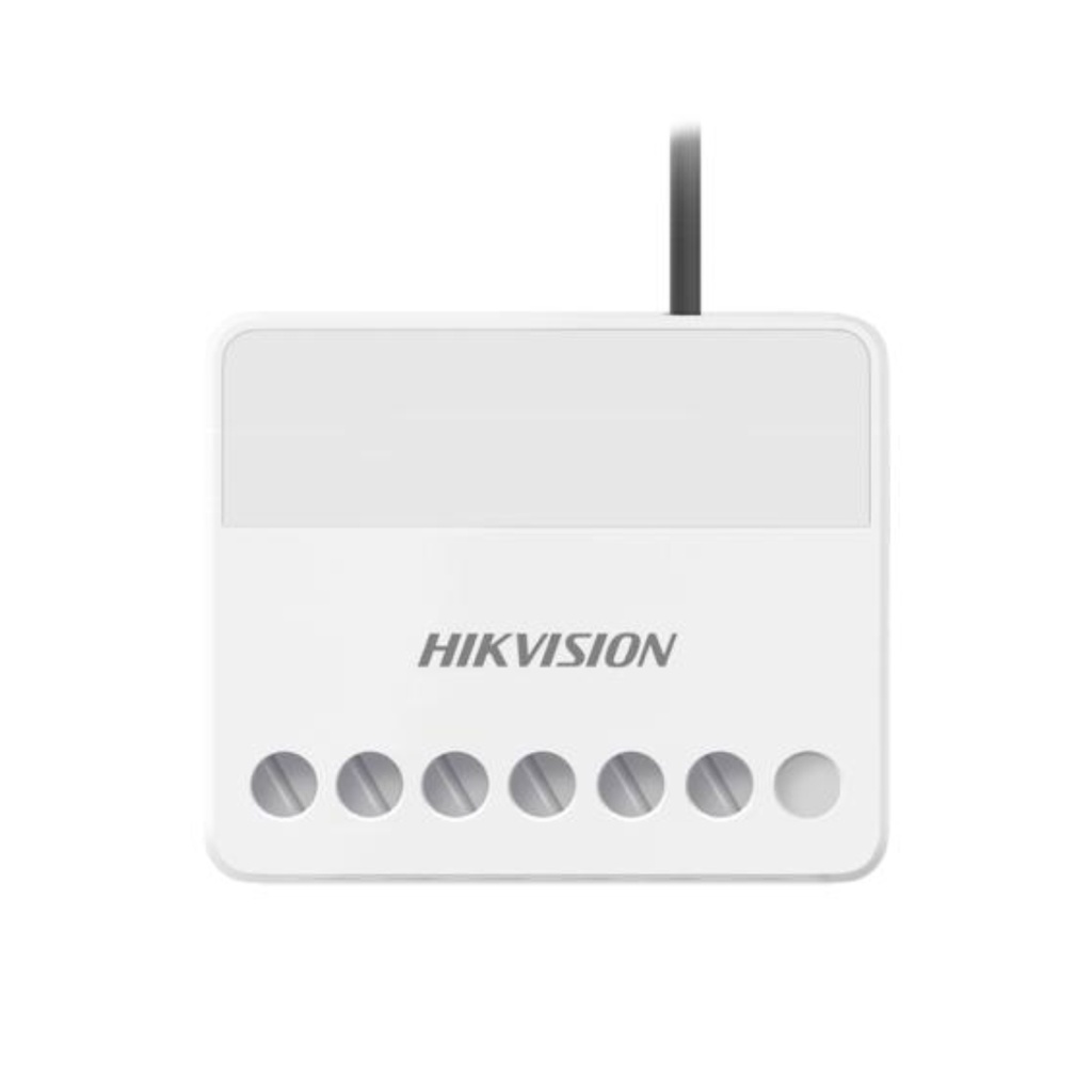 Modulo de entrada/salida Hikvision para alarma AxPro (DS-PM1-O1L-WB)