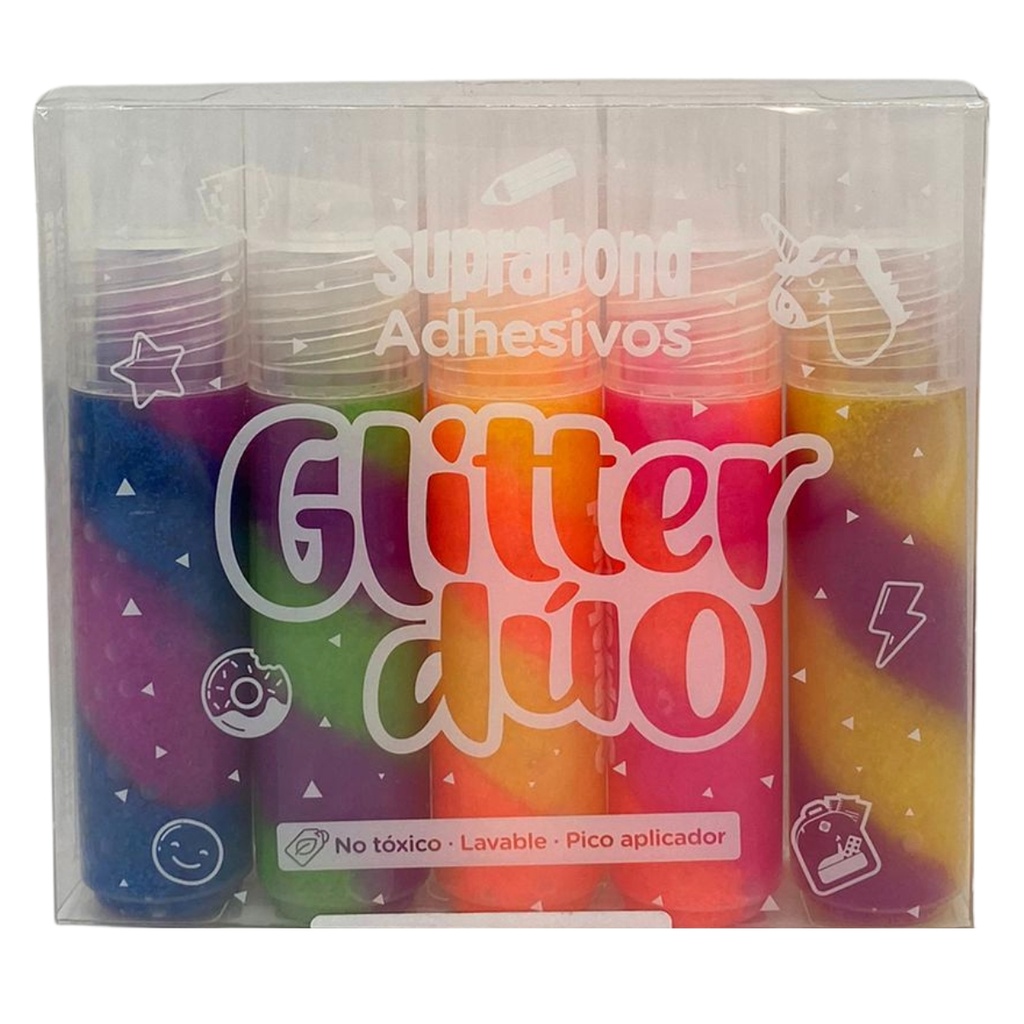 Adhesivo glitter duo Suprabond 5u x 23g (SBD GL 5 23 D)