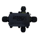Caja estanca IP65 Inteck filtro UV antiflama 1 entrada 3 salidas