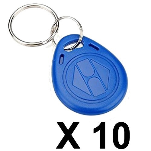 Pack x 10 Tag/llavero proximidad RFID 26Bits 125Khz EM marine