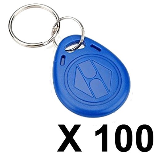 Pack x 100 Tag/llavero proximidad RFID 26Bits 125Khz EM marine