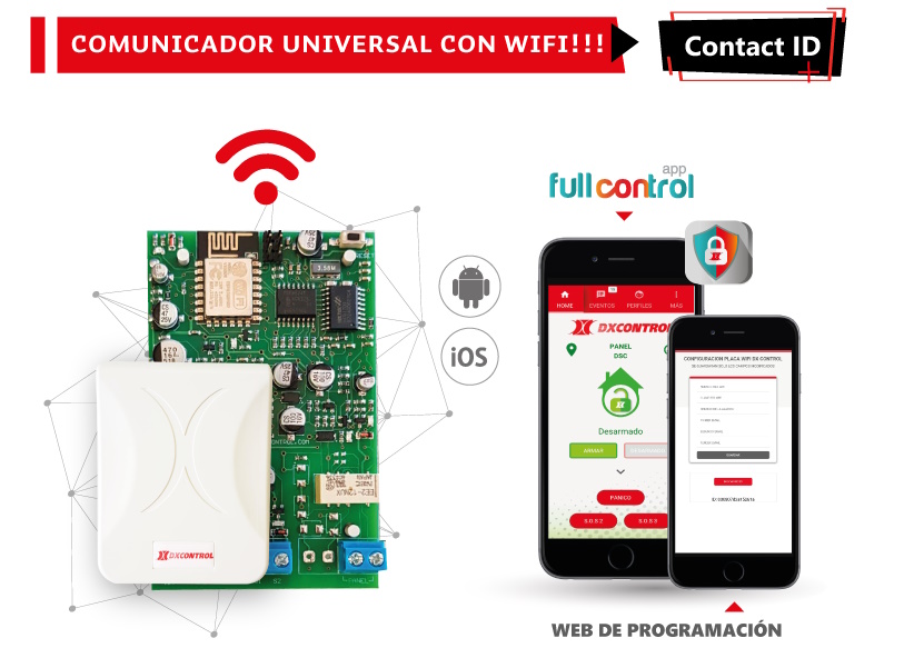 DX FULL WIFI AM comunicador universal wifi/contact id