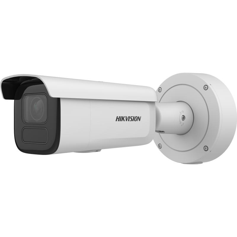 Cámara IP Hikvision 6MP Varifocal AcuSense 2.7-13.5mm IR60/80m MicroSD iA Intrusión PoE IP66 IK10 (DS-2CD3666G2-IZS)