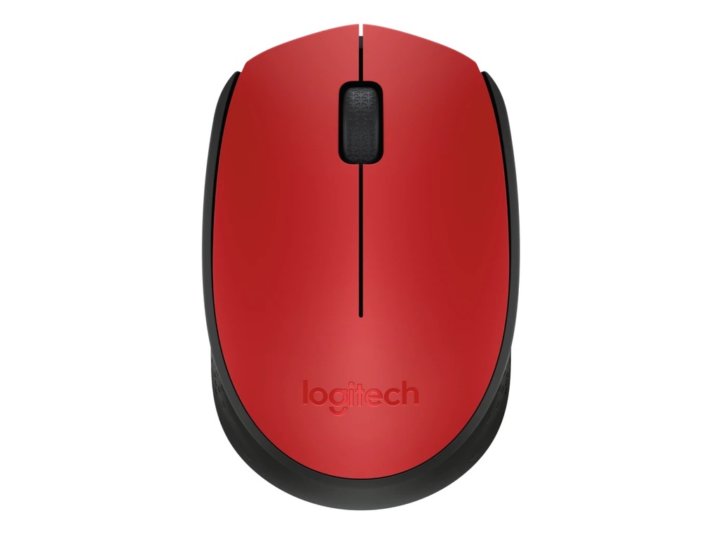 Mouse Logitech inalambrico M170 Rojo