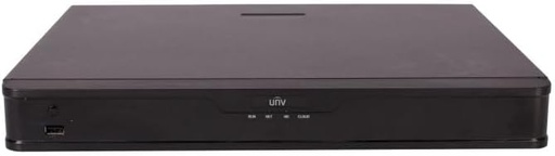 [NVR302-16S-P8] NVR 16ch/8PoE Uniview 8MP 96Mbps Ultra 265 - 2xHDD/10TB (NVR302-16S-P8)