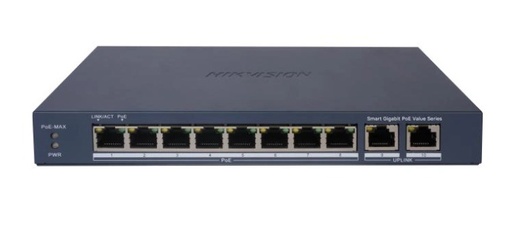 [DS-3E1510P-EI/M] Switch Hikvision 8 Puertos Gigabit Poe Administrable (DS-3E1510P-EI/M)
