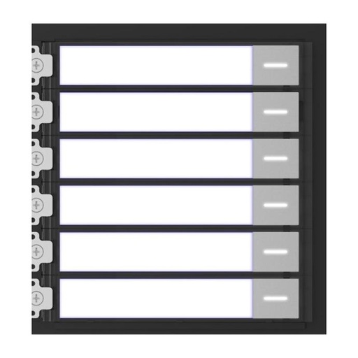 [90122.tuc] Modulo para video portero Hikvision 6 timbres (DS-KD-KK)