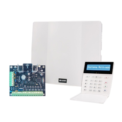 [#PC-732G-LCDRF.tuc] Central alarma hibrida Garnet PC-732G + Teclado G-LCD732RF