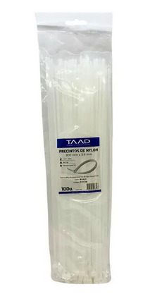 [PI-13300.tuc] Precinto Taad blanco 3.6x300mm (PI-13300)