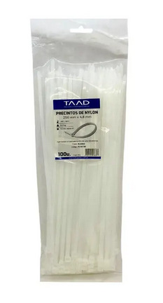 [PI-14100.tuc] Precinto Taad blanco 4.8x250mm (PI-14100)