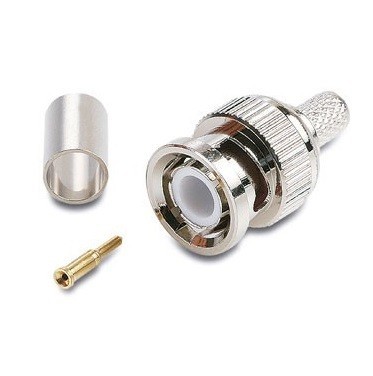 [06012.tuc] Conector BNC-Macho de Crimpear RG59